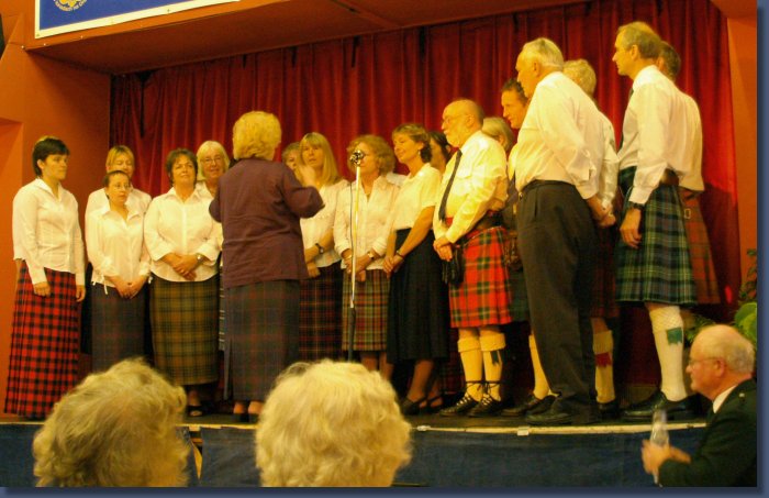 Mull Gaelic Choir at the Local Mod, Tobermory, September 2006