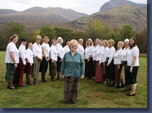 Mull Gaelic Choir Ladies at the National Mod, Fort William, October 2007